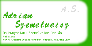 adrian szemelveisz business card